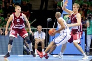 EČ basketbolā: Latvija - Francija - 14