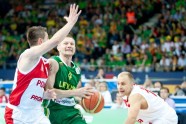 EČ basketbolā: Lietuva - Polija - 15