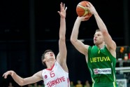 EČ basketbolā: Lietuva - Turcija - 47