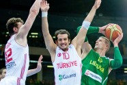 EČ basketbolā: Lietuva - Turcija - 48