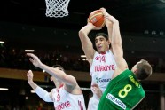 EČ basketbolā: Lietuva - Turcija - 52