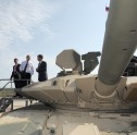 Vladimir Putin in tank T-90C