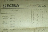 Skolas liecība 1944/45. mācibu gads - 4