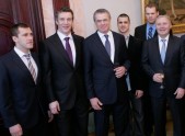 KHL "Zvaigžņu spēlei 2012" veltīta pieņemšana Melngalvju namā - 24